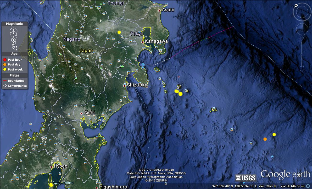 Tracking Earthquakes using Google Earth | Imkazfs's Blog1304 x 791
